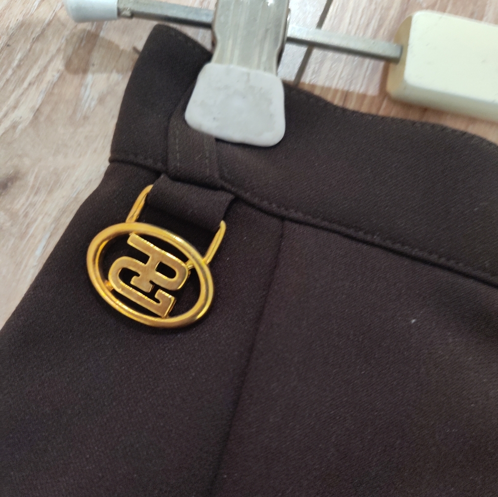 Vtg Paolo Gucci Skirt Brn